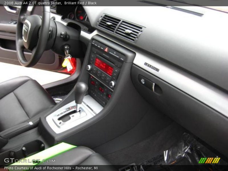 Brilliant Red / Black 2008 Audi A4 2.0T quattro Sedan