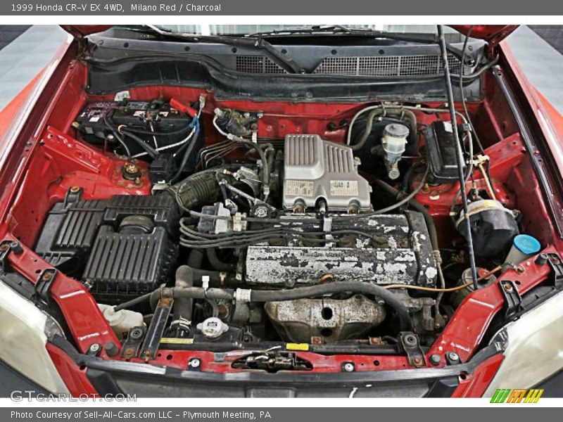 Milano Red / Charcoal 1999 Honda CR-V EX 4WD
