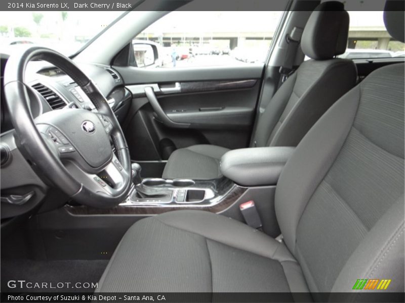 Dark Cherry / Black 2014 Kia Sorento LX