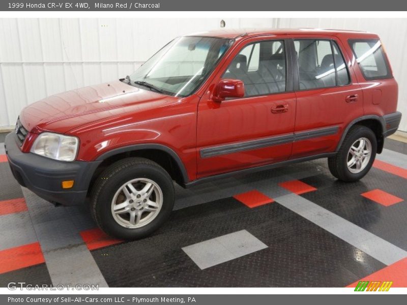 Milano Red / Charcoal 1999 Honda CR-V EX 4WD