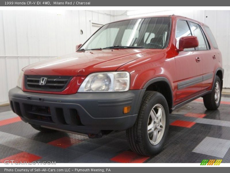 Milano Red / Charcoal 1999 Honda CR-V EX 4WD