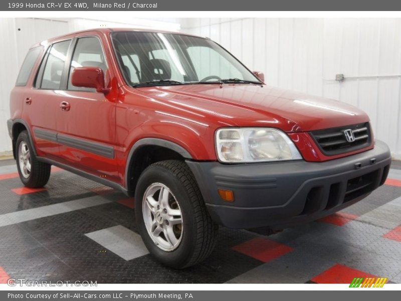 Milano Red / Charcoal 1999 Honda CR-V EX 4WD