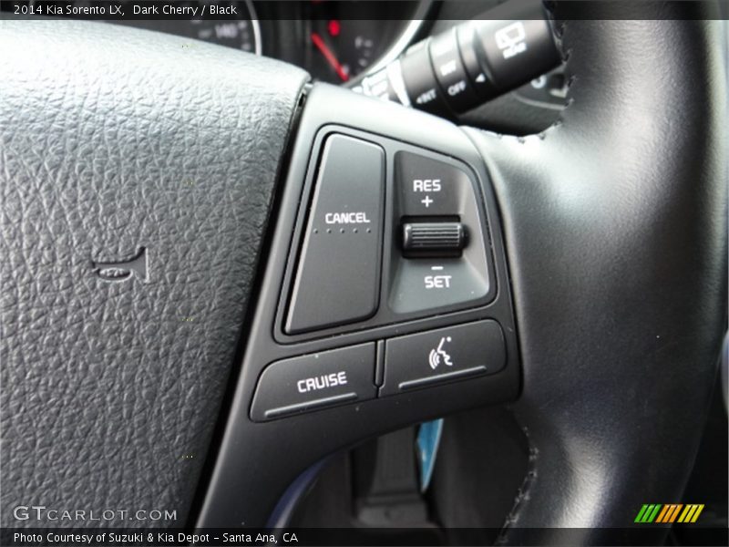 Dark Cherry / Black 2014 Kia Sorento LX