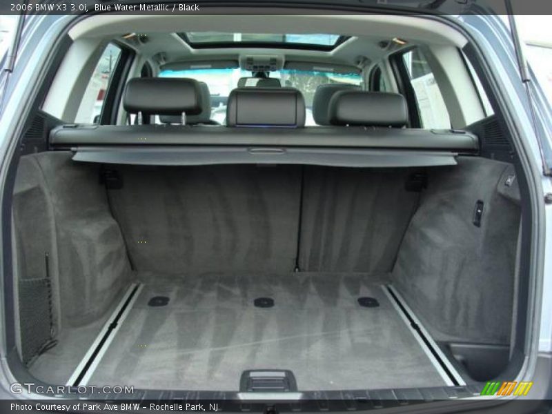 Blue Water Metallic / Black 2006 BMW X3 3.0i