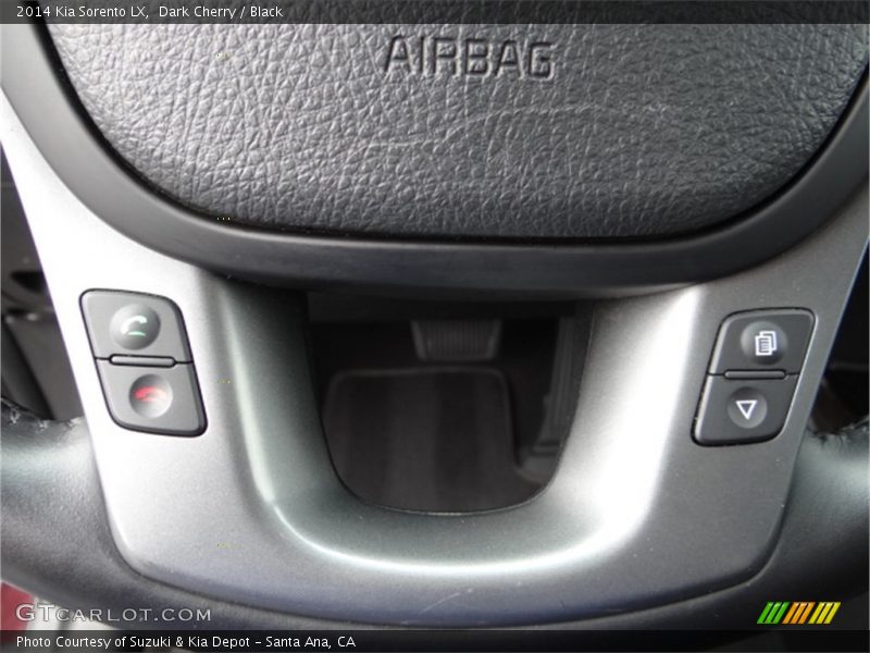 Dark Cherry / Black 2014 Kia Sorento LX