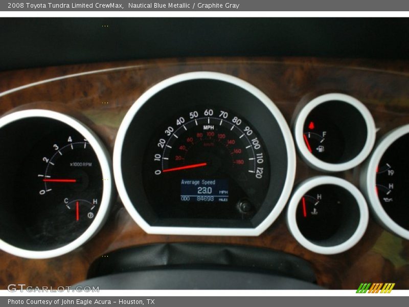 Nautical Blue Metallic / Graphite Gray 2008 Toyota Tundra Limited CrewMax