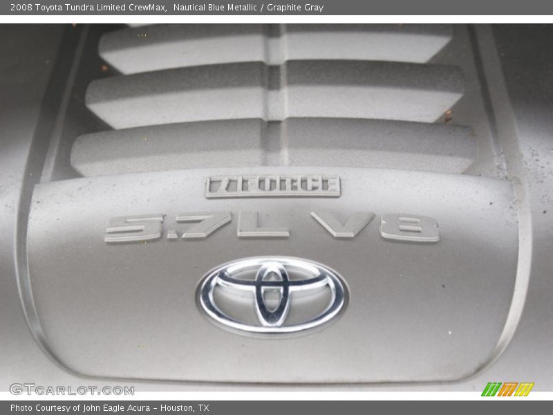 Nautical Blue Metallic / Graphite Gray 2008 Toyota Tundra Limited CrewMax