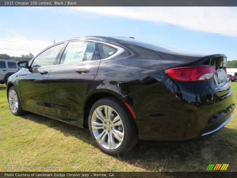 Black / Black 2015 Chrysler 200 Limited