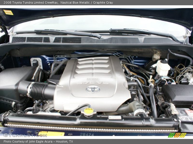 Nautical Blue Metallic / Graphite Gray 2008 Toyota Tundra Limited CrewMax