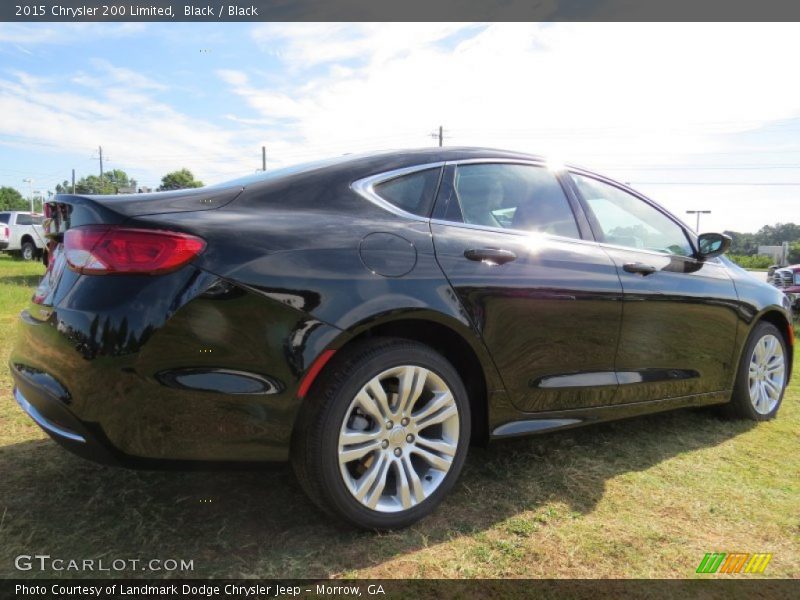 Black / Black 2015 Chrysler 200 Limited