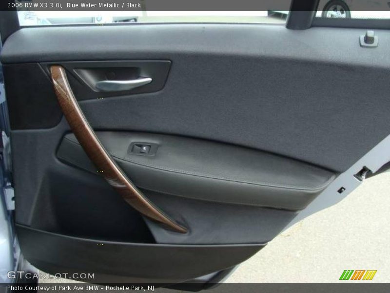 Blue Water Metallic / Black 2006 BMW X3 3.0i