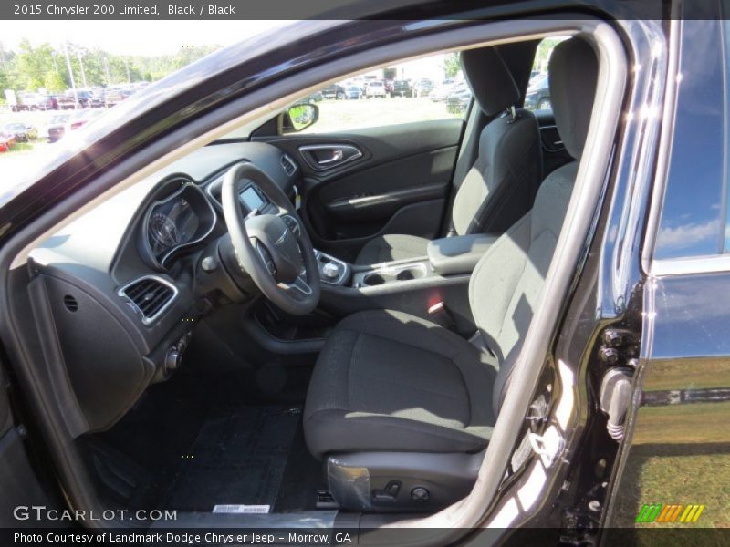 Black / Black 2015 Chrysler 200 Limited