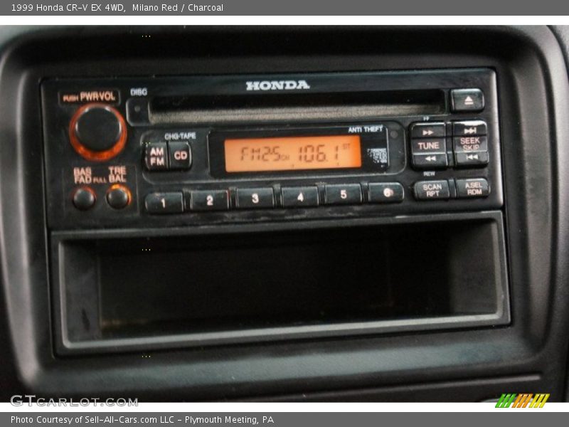 Milano Red / Charcoal 1999 Honda CR-V EX 4WD