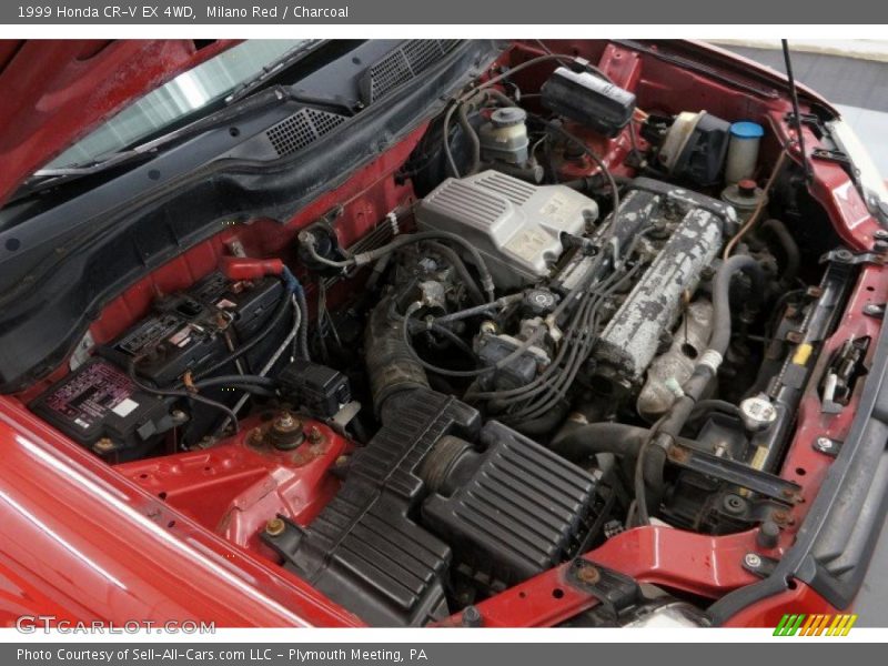 Milano Red / Charcoal 1999 Honda CR-V EX 4WD