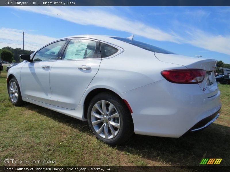 Bright White / Black 2015 Chrysler 200 C