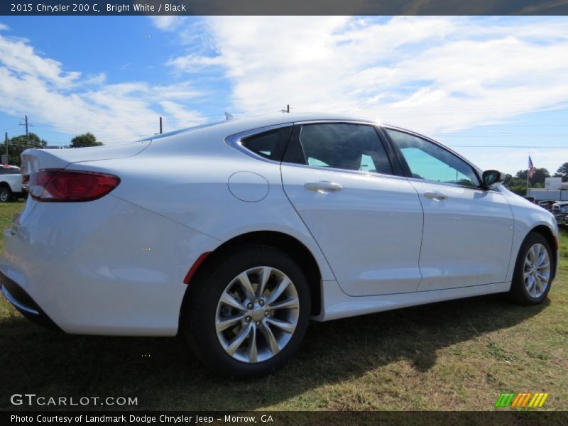 Bright White / Black 2015 Chrysler 200 C