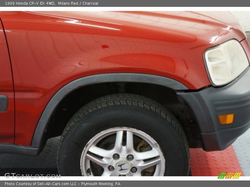 Milano Red / Charcoal 1999 Honda CR-V EX 4WD