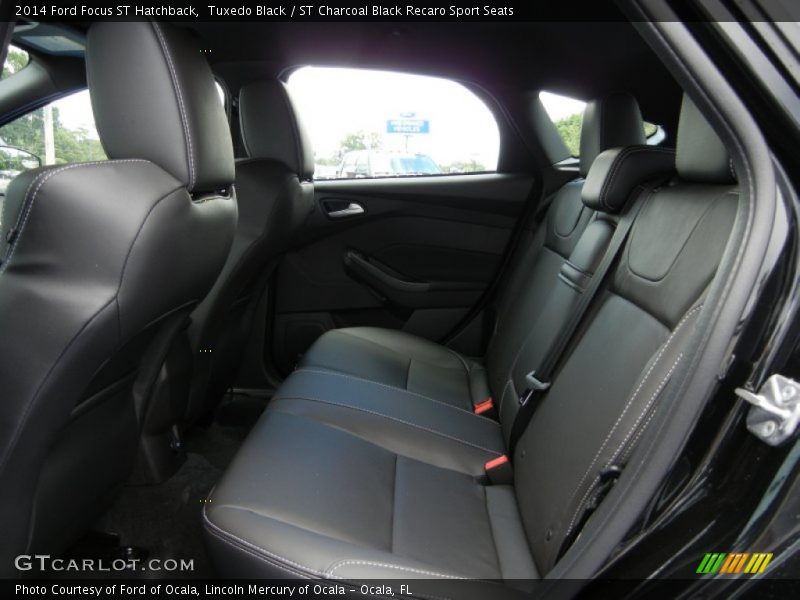Rear Seat of 2014 Focus ST Hatchback