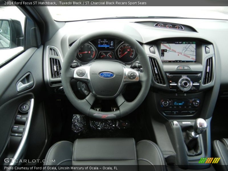 Dashboard of 2014 Focus ST Hatchback