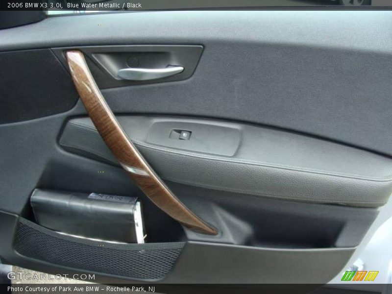 Blue Water Metallic / Black 2006 BMW X3 3.0i