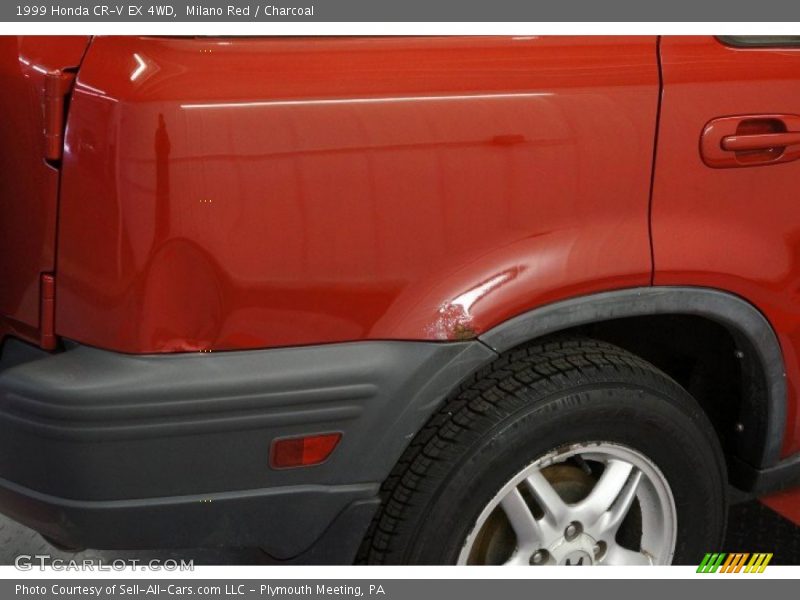 Milano Red / Charcoal 1999 Honda CR-V EX 4WD