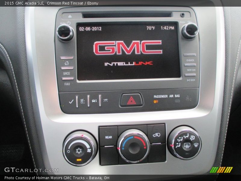 Crimson Red Tincoat / Ebony 2015 GMC Acadia SLE