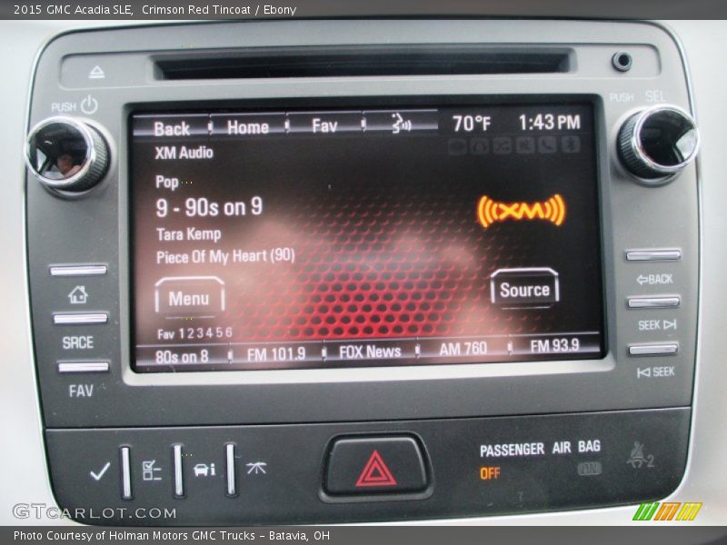 Crimson Red Tincoat / Ebony 2015 GMC Acadia SLE