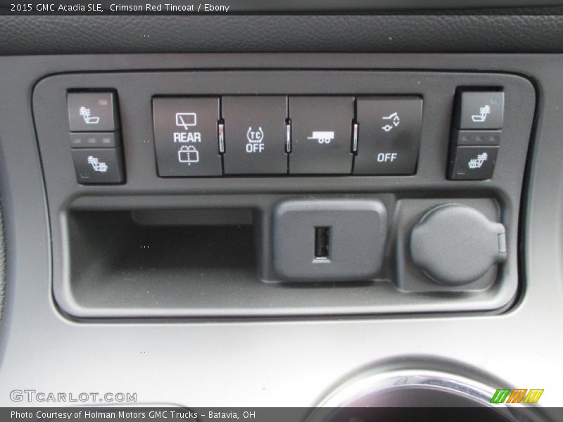 Crimson Red Tincoat / Ebony 2015 GMC Acadia SLE
