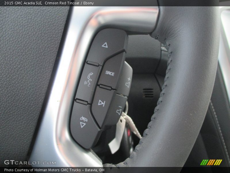 Crimson Red Tincoat / Ebony 2015 GMC Acadia SLE