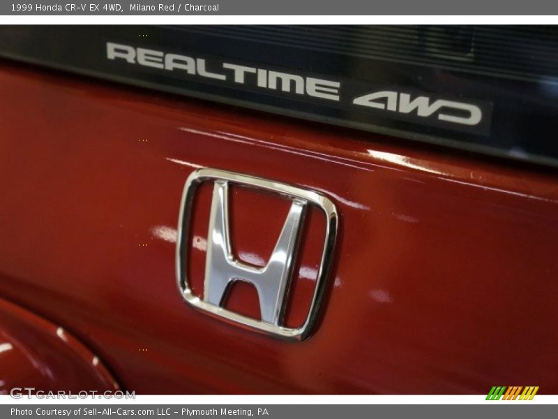 Milano Red / Charcoal 1999 Honda CR-V EX 4WD