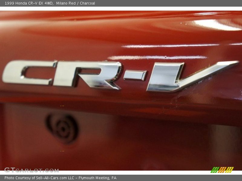 Milano Red / Charcoal 1999 Honda CR-V EX 4WD