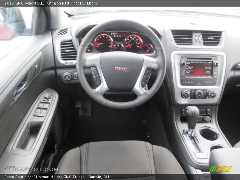 Crimson Red Tincoat / Ebony 2015 GMC Acadia SLE