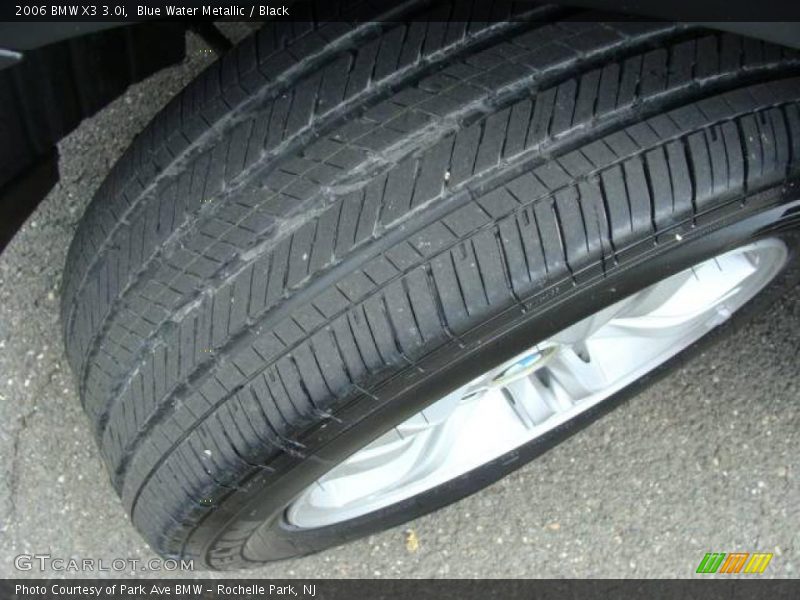 Blue Water Metallic / Black 2006 BMW X3 3.0i