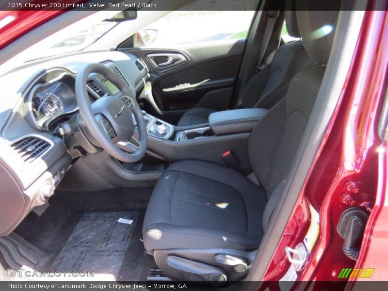 Velvet Red Pearl / Black 2015 Chrysler 200 Limited