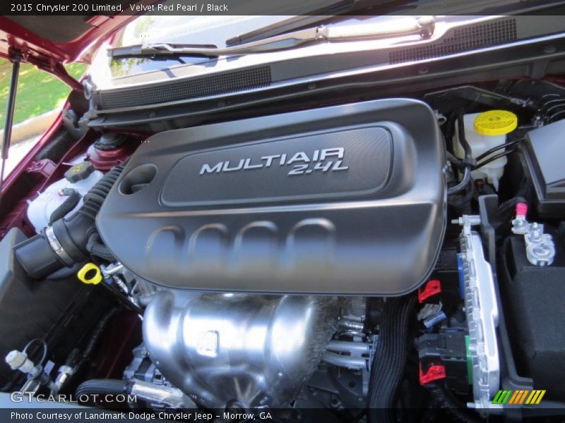 Velvet Red Pearl / Black 2015 Chrysler 200 Limited