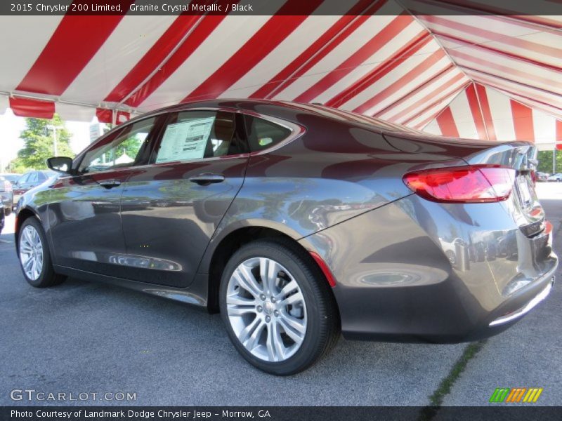 Granite Crystal Metallic / Black 2015 Chrysler 200 Limited