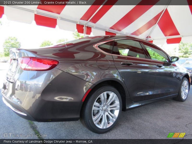 Granite Crystal Metallic / Black 2015 Chrysler 200 Limited