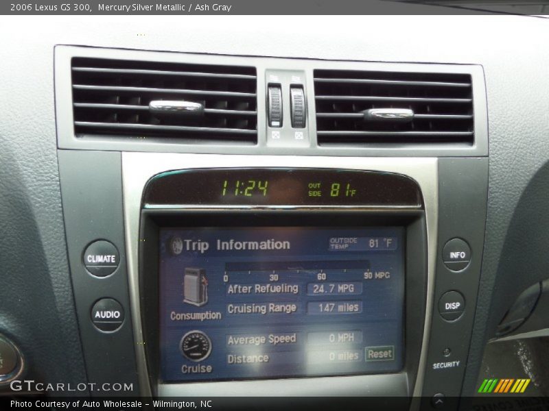 Mercury Silver Metallic / Ash Gray 2006 Lexus GS 300