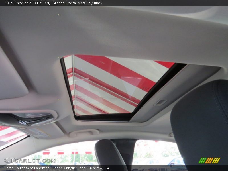 Granite Crystal Metallic / Black 2015 Chrysler 200 Limited