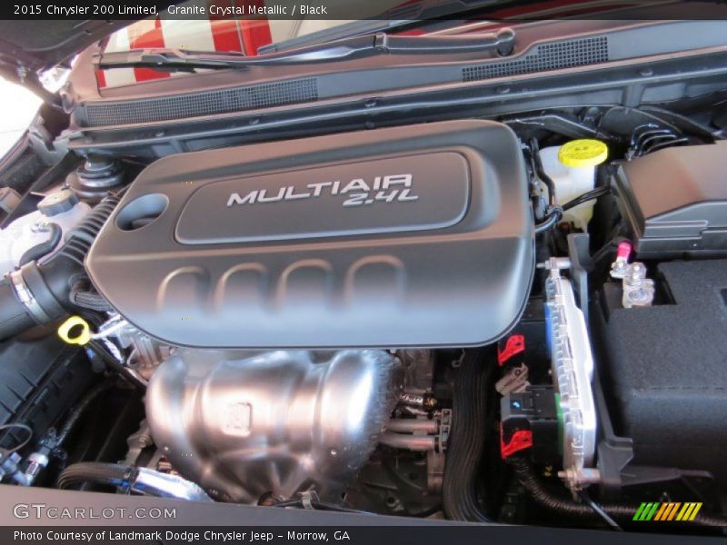Granite Crystal Metallic / Black 2015 Chrysler 200 Limited