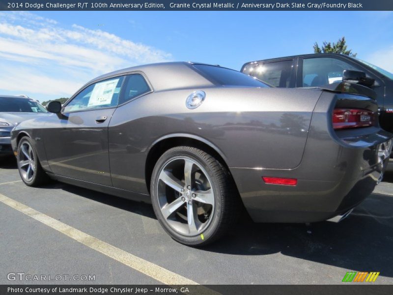 Granite Crystal Metallic / Anniversary Dark Slate Gray/Foundry Black 2014 Dodge Challenger R/T 100th Anniversary Edition