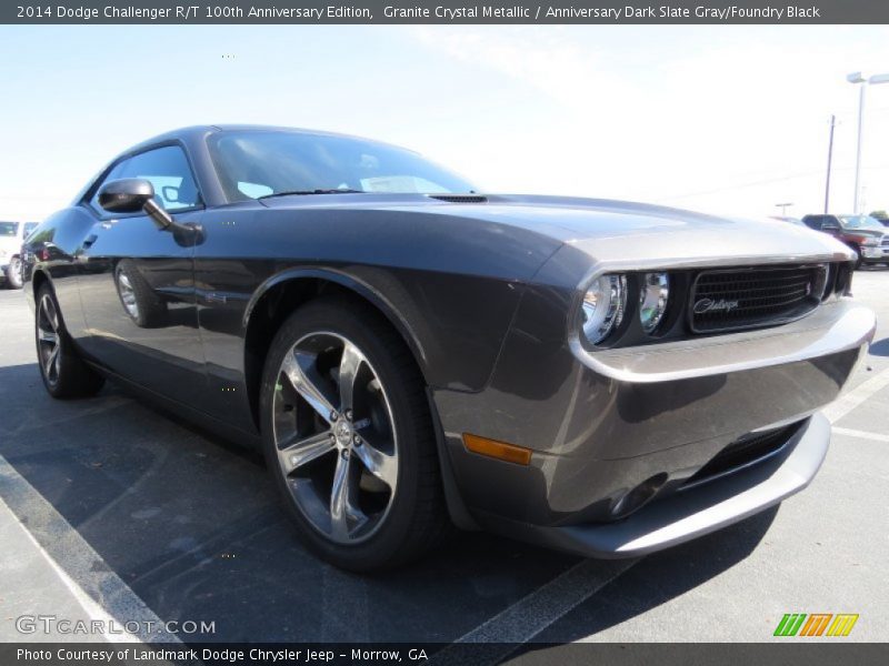 Granite Crystal Metallic / Anniversary Dark Slate Gray/Foundry Black 2014 Dodge Challenger R/T 100th Anniversary Edition