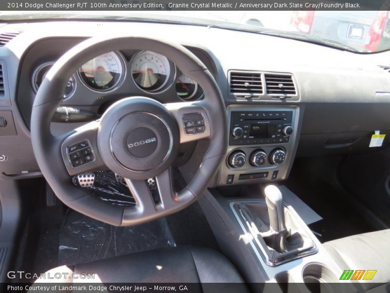 Granite Crystal Metallic / Anniversary Dark Slate Gray/Foundry Black 2014 Dodge Challenger R/T 100th Anniversary Edition