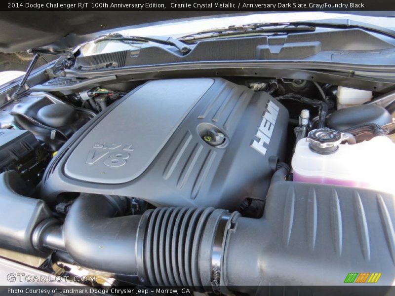 Granite Crystal Metallic / Anniversary Dark Slate Gray/Foundry Black 2014 Dodge Challenger R/T 100th Anniversary Edition