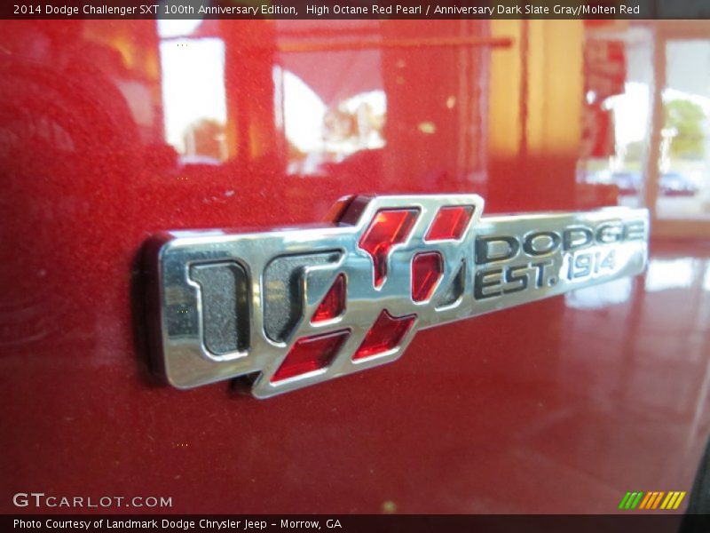 High Octane Red Pearl / Anniversary Dark Slate Gray/Molten Red 2014 Dodge Challenger SXT 100th Anniversary Edition