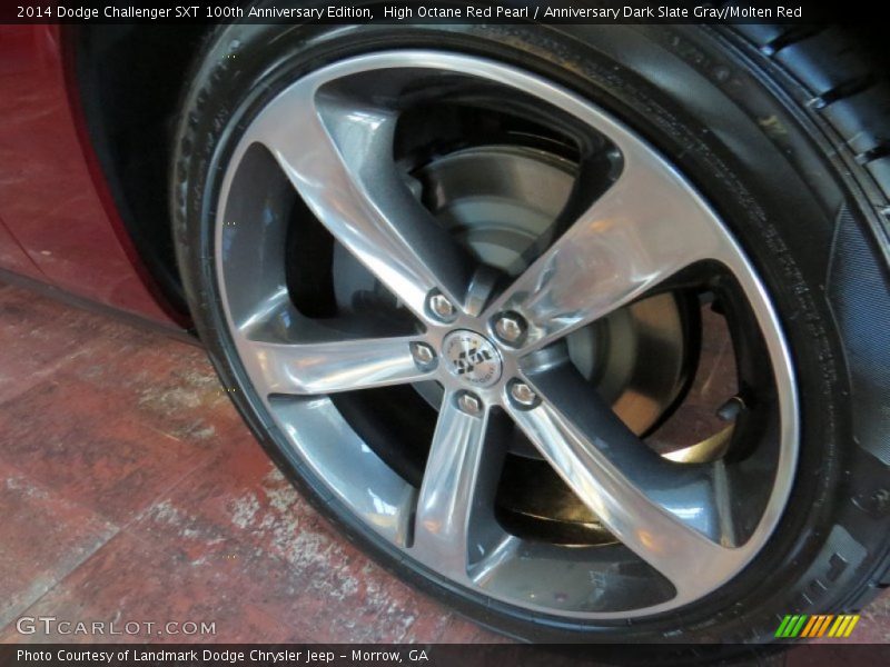 High Octane Red Pearl / Anniversary Dark Slate Gray/Molten Red 2014 Dodge Challenger SXT 100th Anniversary Edition
