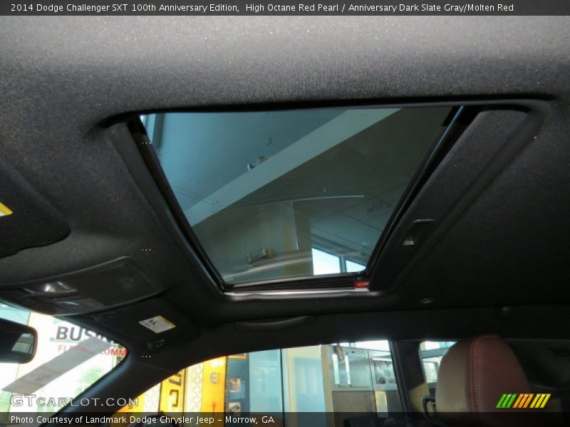 High Octane Red Pearl / Anniversary Dark Slate Gray/Molten Red 2014 Dodge Challenger SXT 100th Anniversary Edition