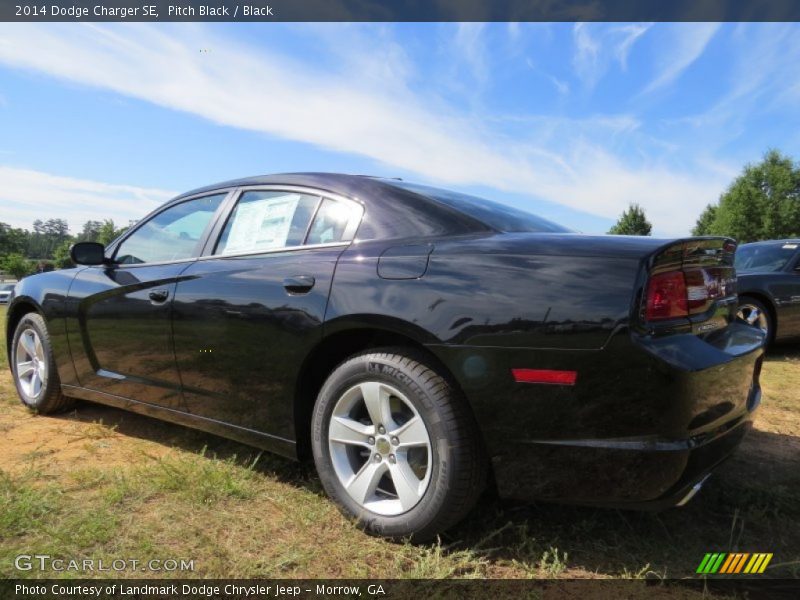 Pitch Black / Black 2014 Dodge Charger SE