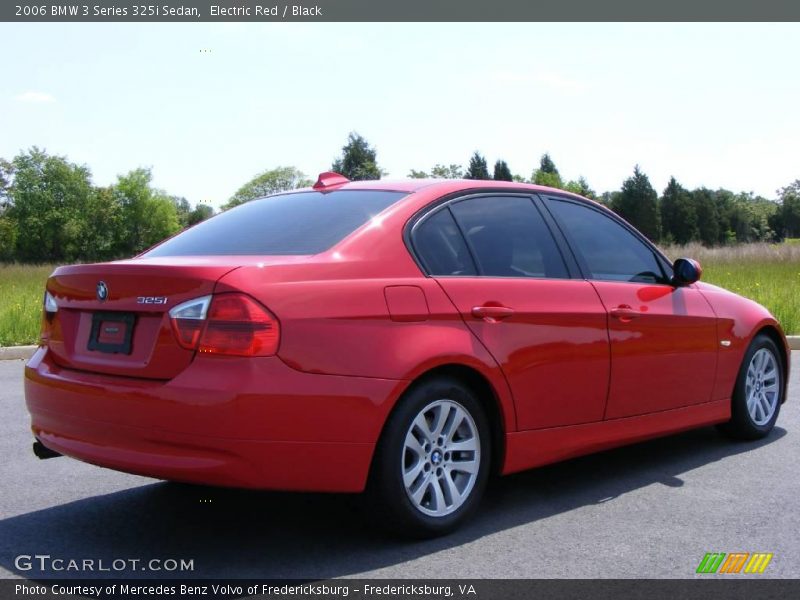 Electric Red / Black 2006 BMW 3 Series 325i Sedan