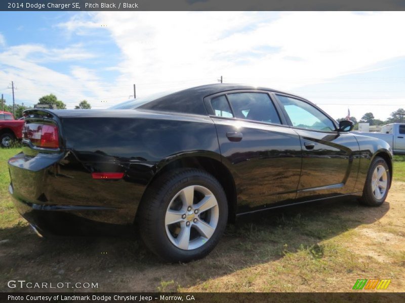 Pitch Black / Black 2014 Dodge Charger SE